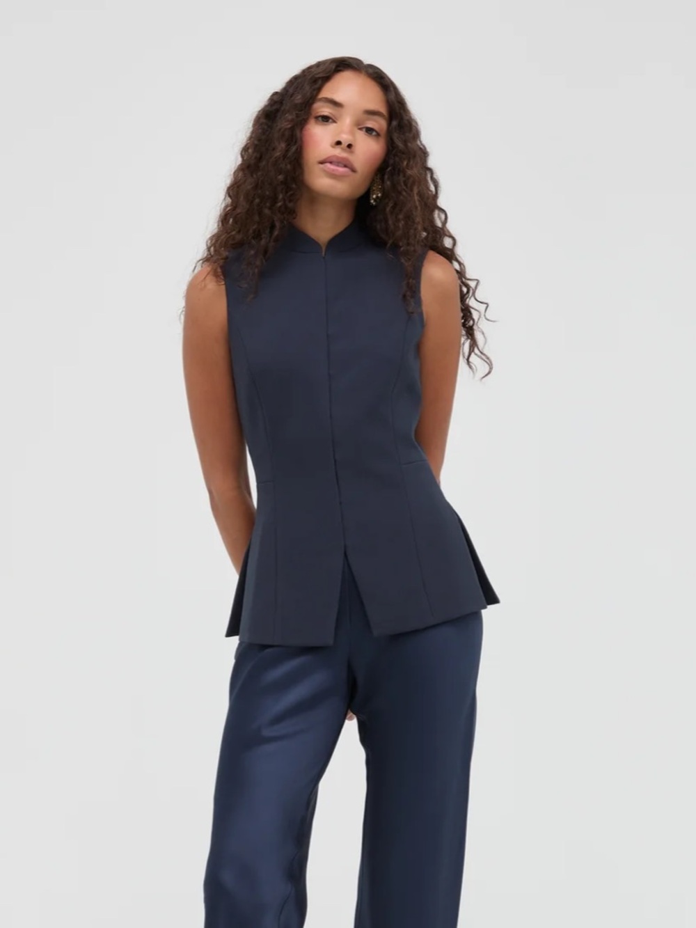 Hill House Katrina Top - Midnight Navy